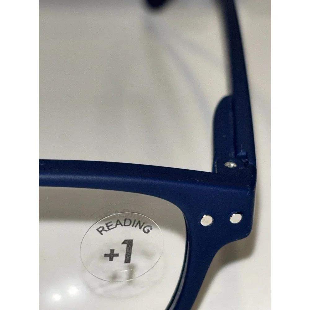 Izipizi Navy Blue Occhiali Da Lettura Reading Glasses #C 1.0 NIB